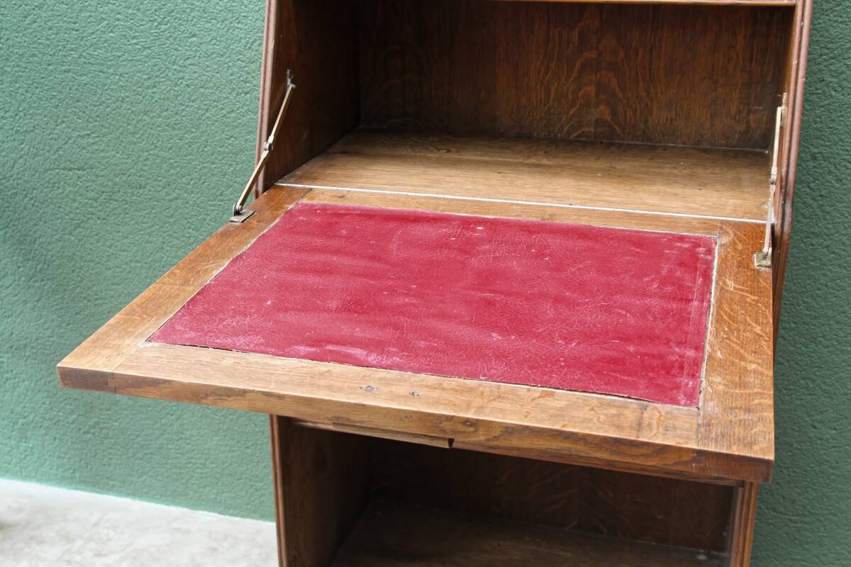 Oak secretary desk from the 1950s, reconstruction period