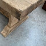 Solid oak farmhouse table