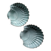 Plats coquillages en porcelaine.