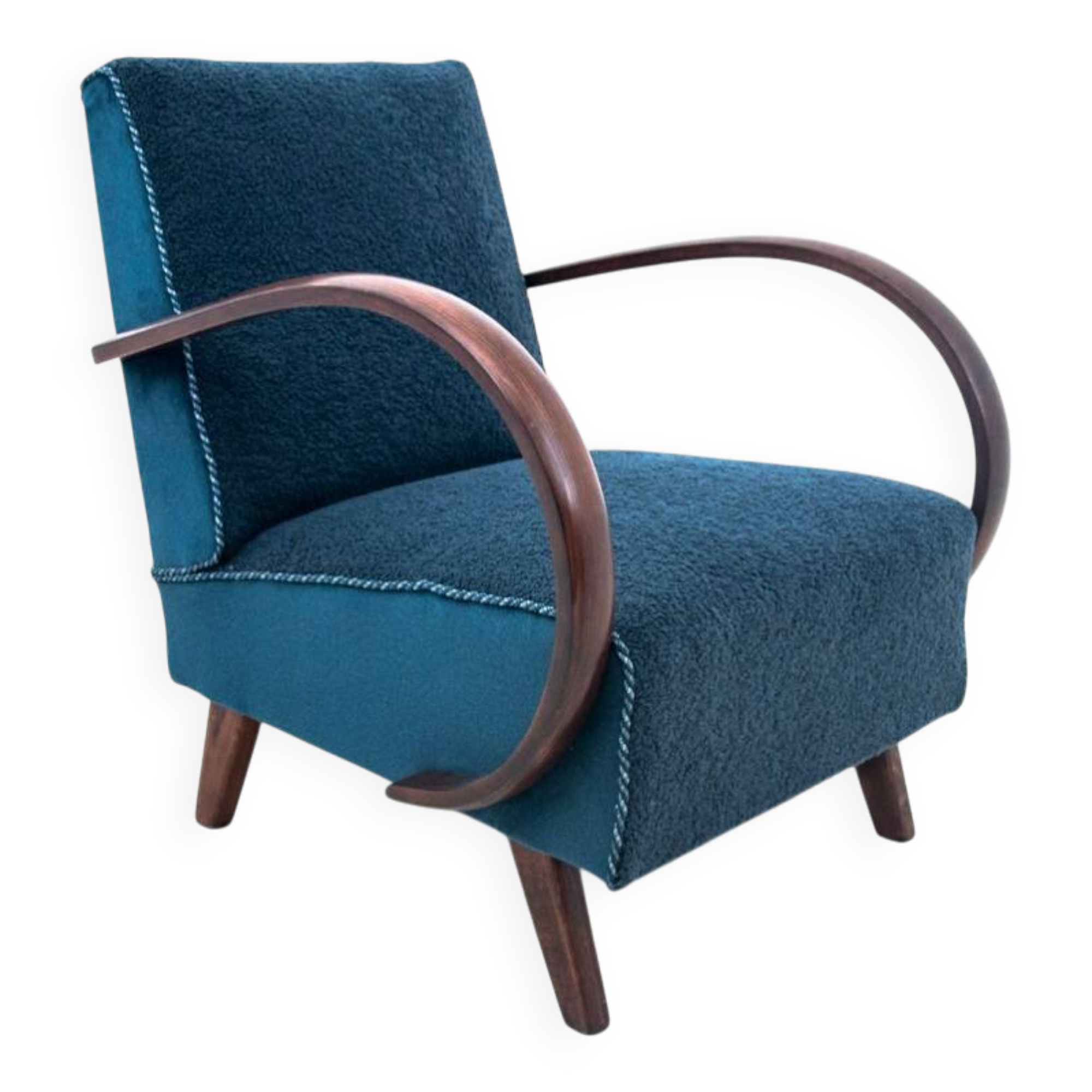 Art Deco armchair from the 1930s. Armchairs designed by J. Halabala.