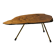 Original coffee table by Carl Aubock, large tree trunk in walnut from the mid-century, 1950s.