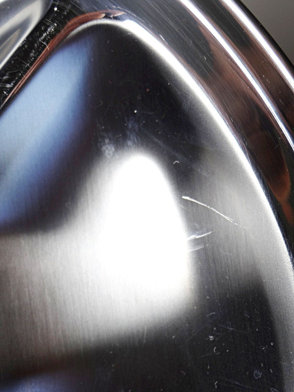 Large compartmented stainless steel hors d'oeuvre platter by Guy Degrenne, France, vintage.