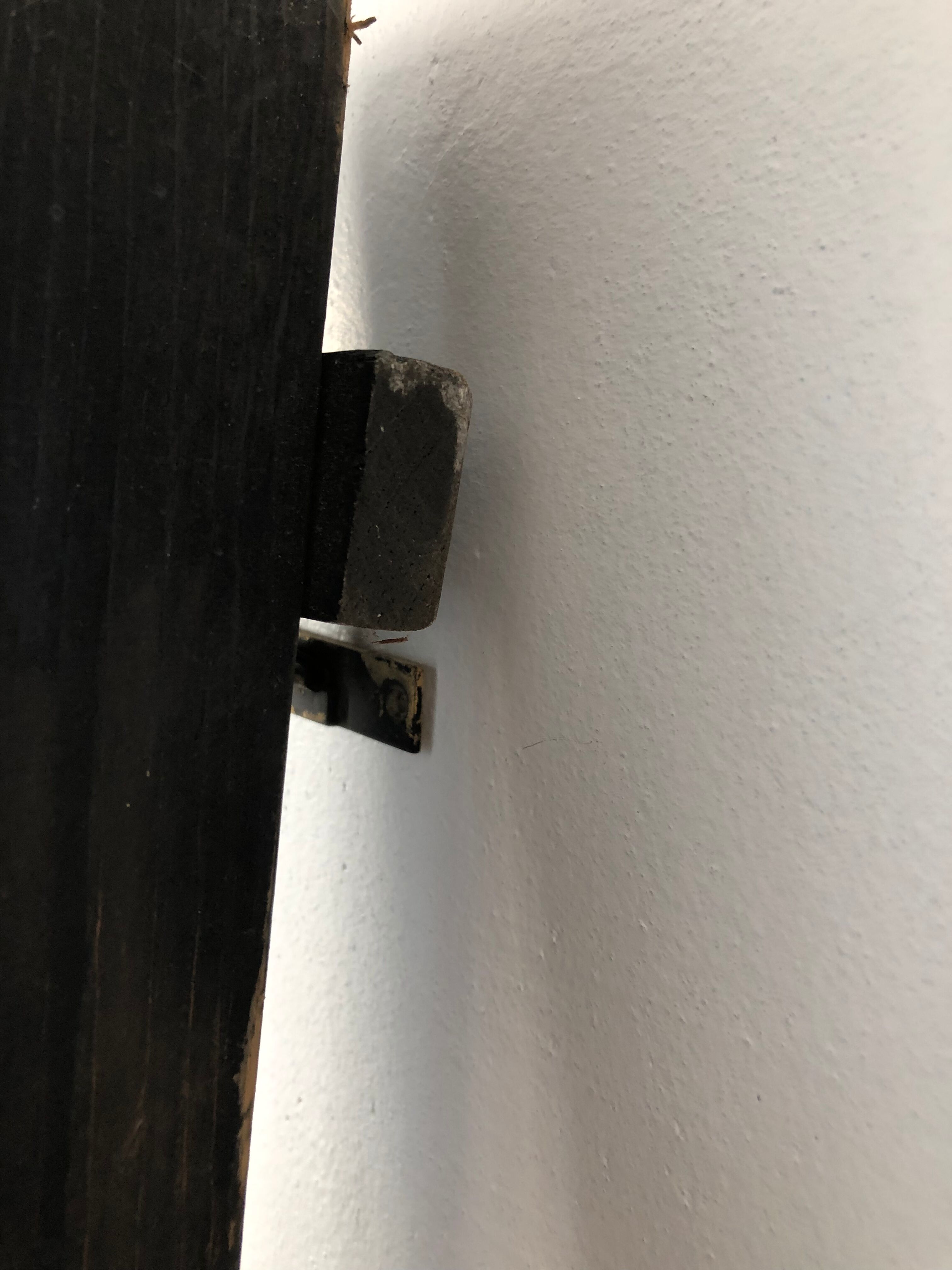 Old stepladder to be fixed to the wall