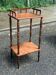 Directoire or neo-classical pedestal in solid wood from the 1970s.