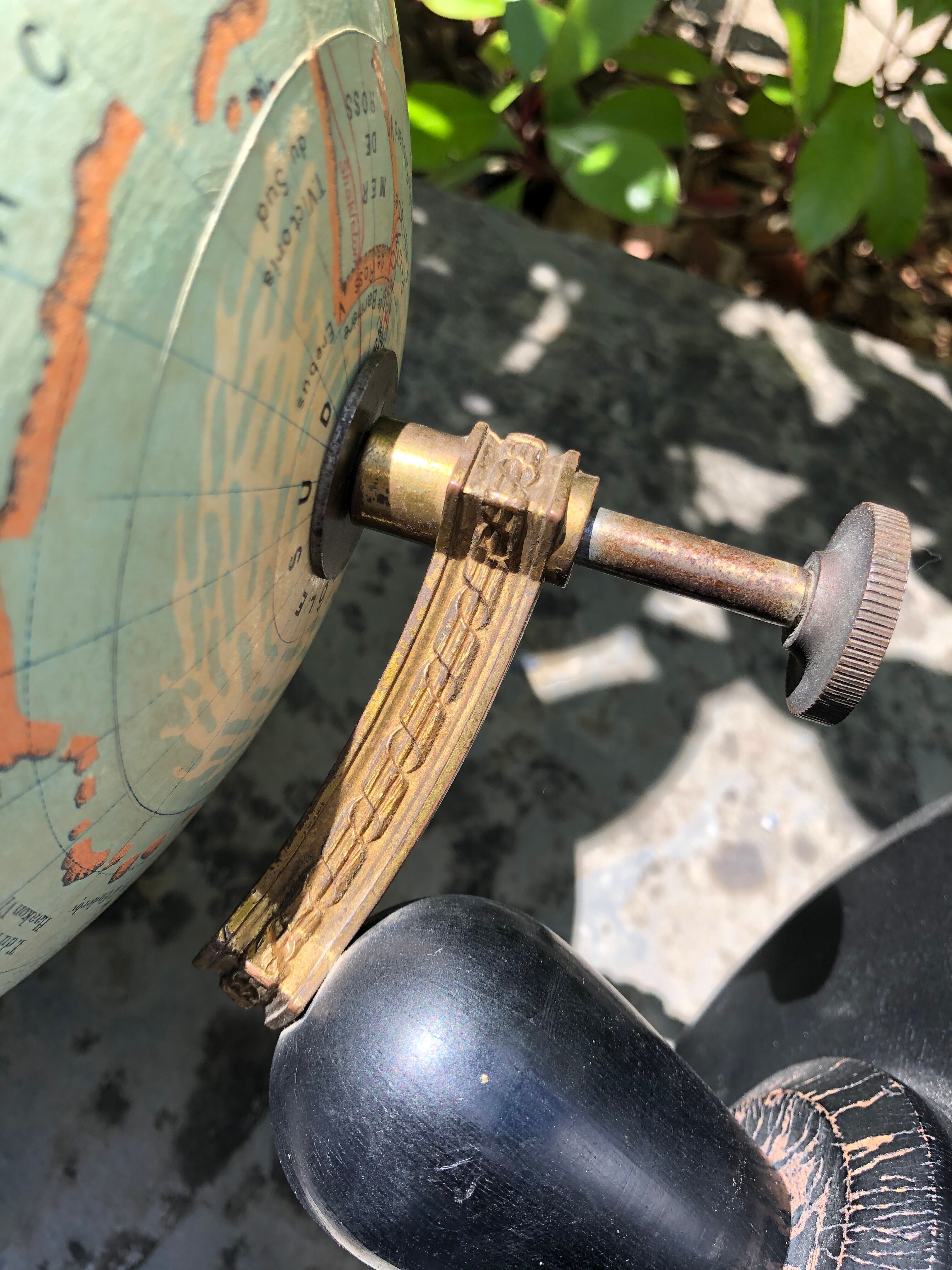 World map world globe nineteenth