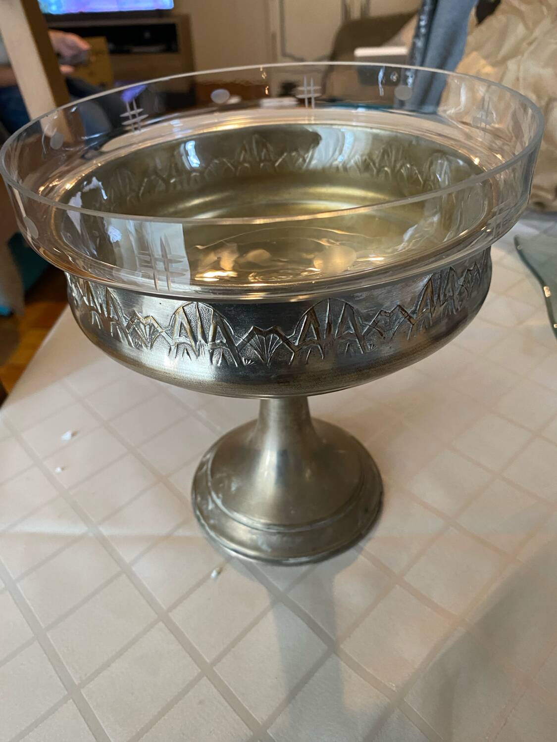 Old fruit bowl, fruit dish