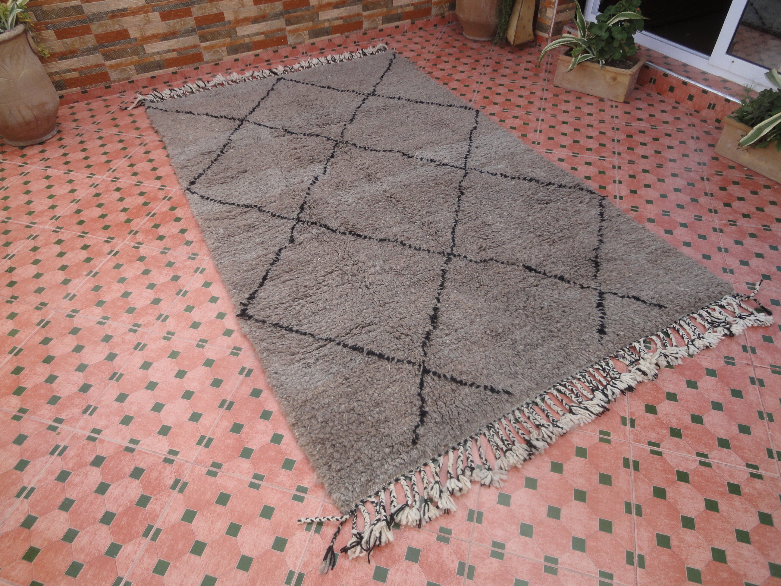 Carpet beni ourain 243 x 148 cm