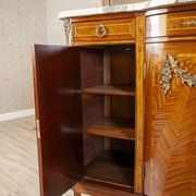French Mahogany Buffet with Mirror, Late 19th Century