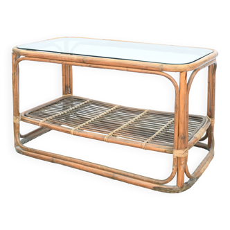 Rattan coffee table