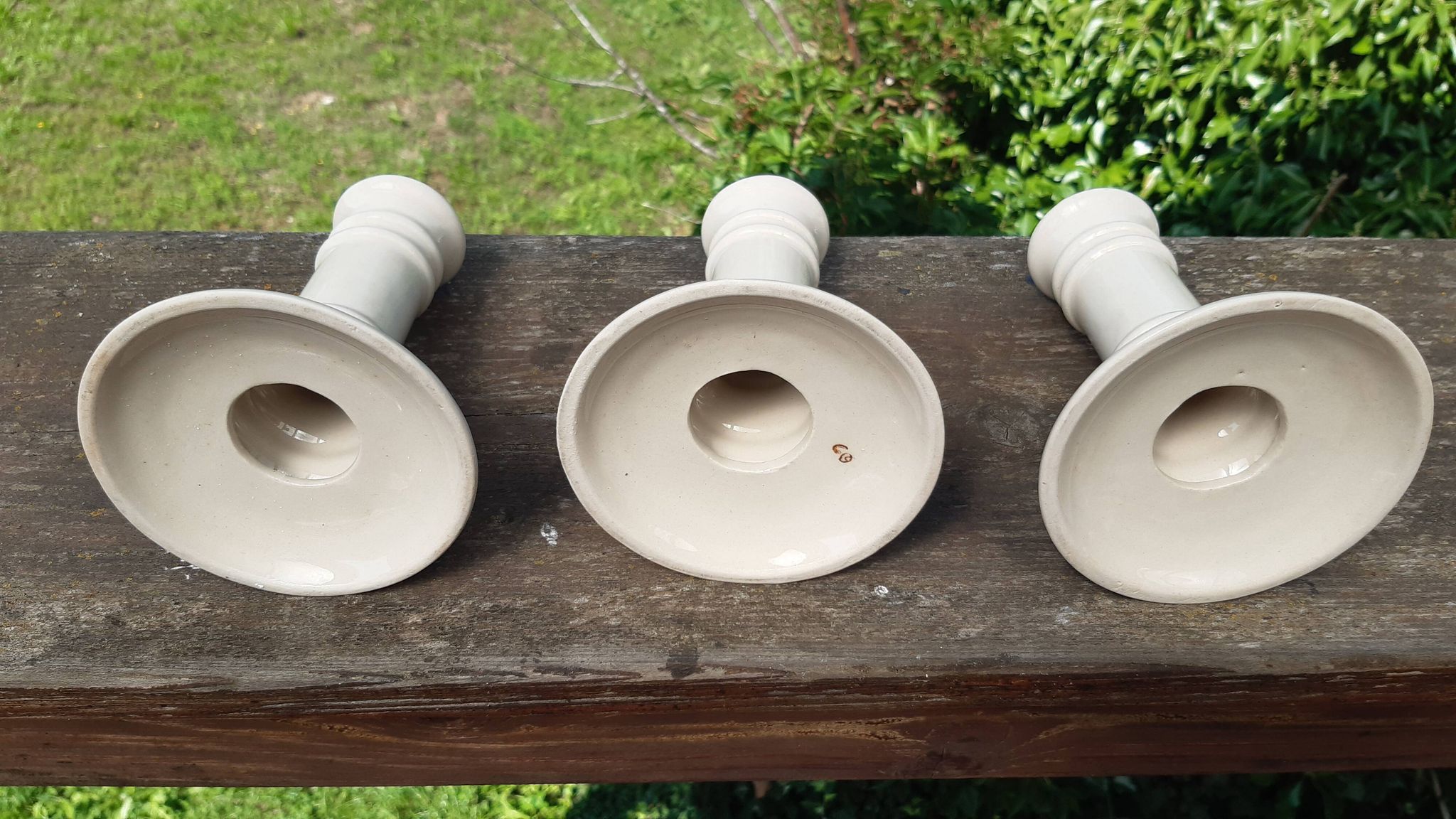 Lot de 3 bougeoir en céramique