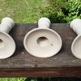 Set of 3 ceramic candle holders