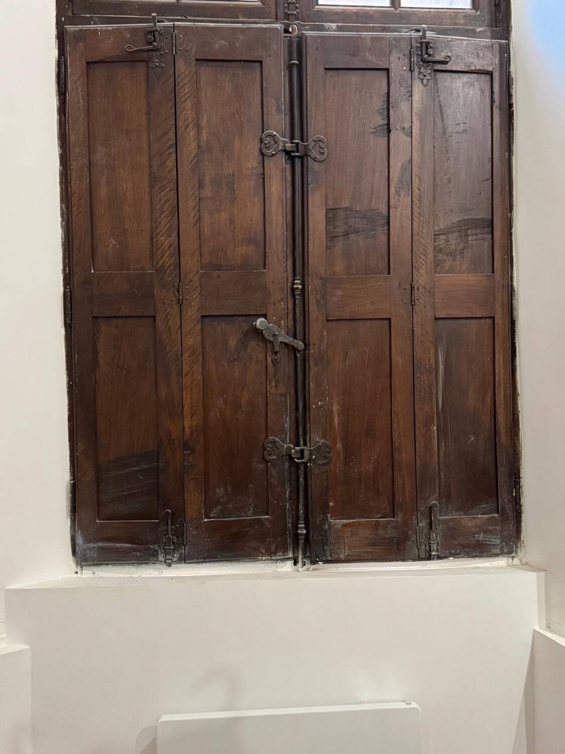 18th century oak shutters