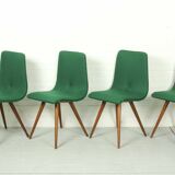 Set of 4 Teak Dining Chairs by van Os, 1950s