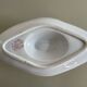 Lebacqz & Bouchart St Amand Nord Glycines pink ironstone sauceboat