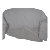 Sheet and its pillowcases in embroidered thread