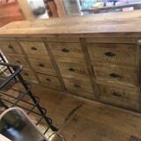 Solid oak drawer cabinet