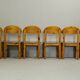 Chairs attributed to Rainer Daumiller, 1970s, Set of 6