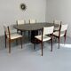 Vintage 80s Italian design marble dining table