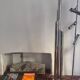 Stainless Steel Floor Lamp by Fontana for Reggiani, Italian Collectible Design