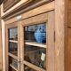 Two-part buffet in raw oak