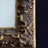 Golden Wood Type Mirror With Berain Decoration