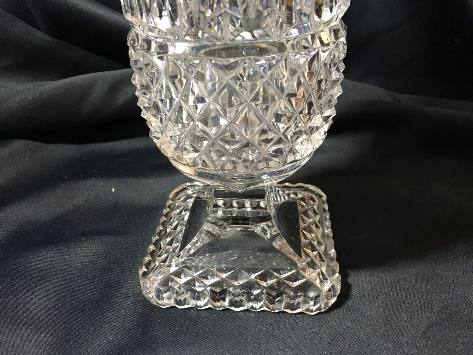 Vase Medicis foot shower crystal cut diamond tip