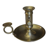 Cellar rat brass push-button candle holder