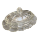 Vintage glass butter tray