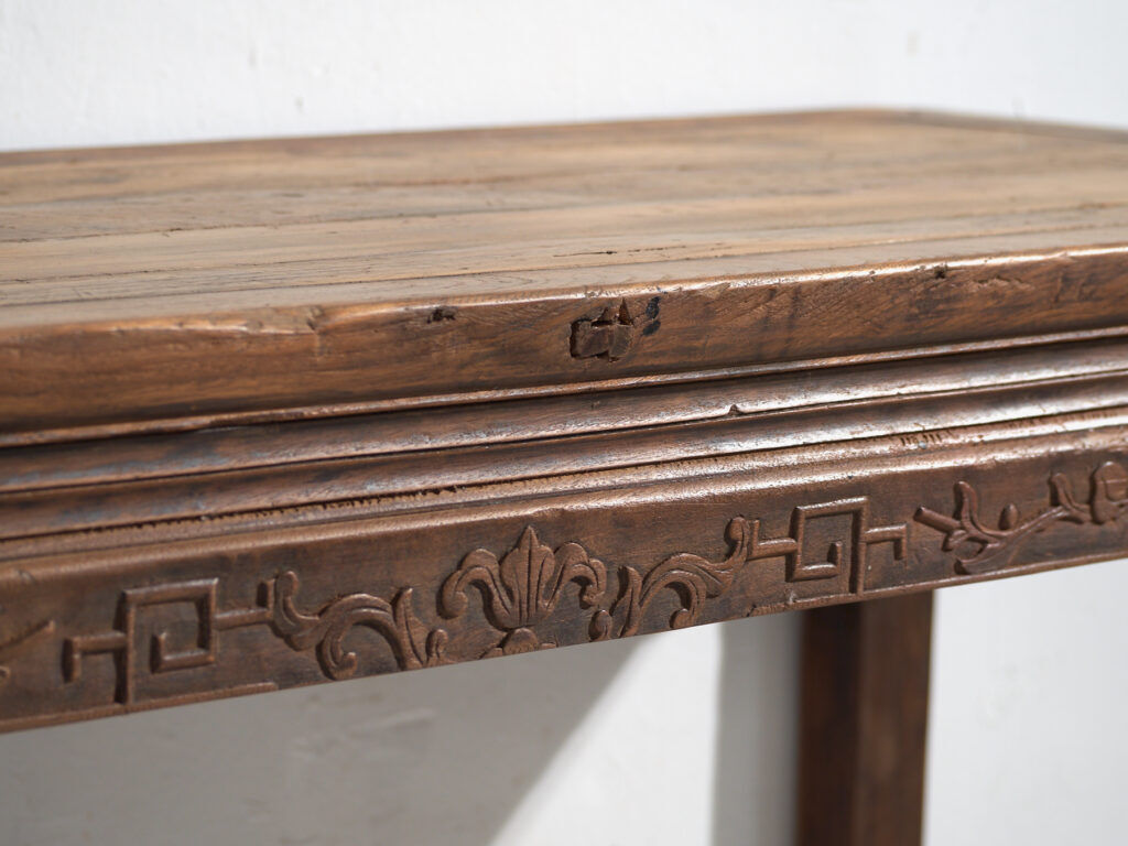 Antique pine bench table – China, circa 1900