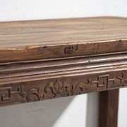 Table, banc ancien en bois de pin – Chine, circa 1900