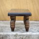Wooden stool, small stool, plant holder, interior decoration, wood stool Measurement: height 16