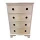 White English chest of drawers