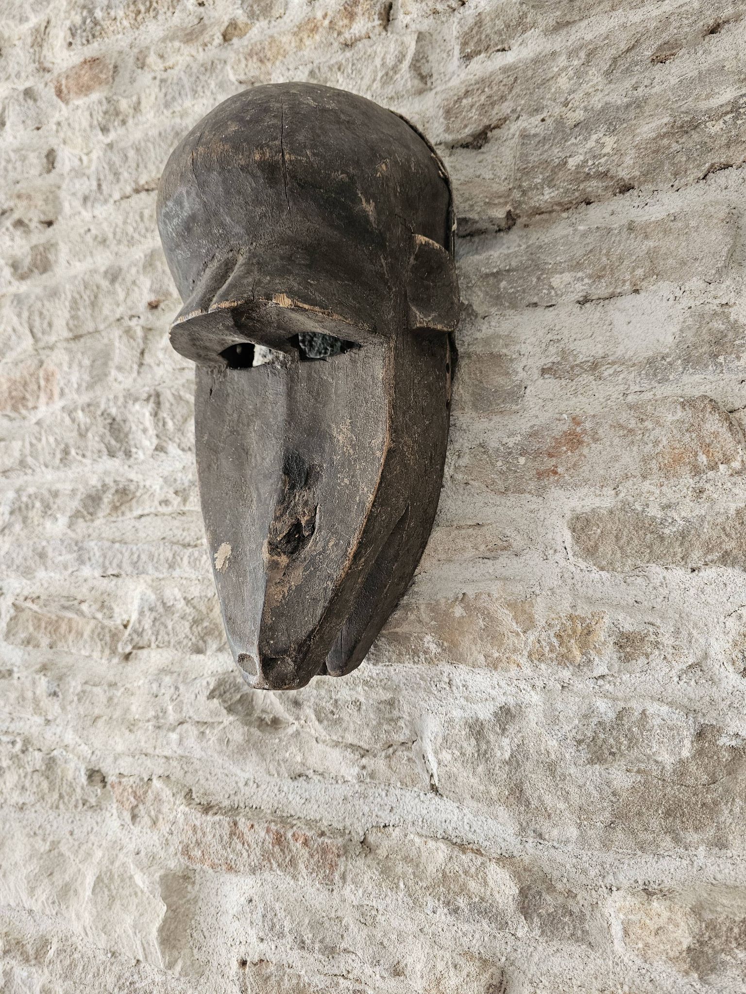 Ancient African Hyena Mask Bambara - Baman Mali - Tribal African Art