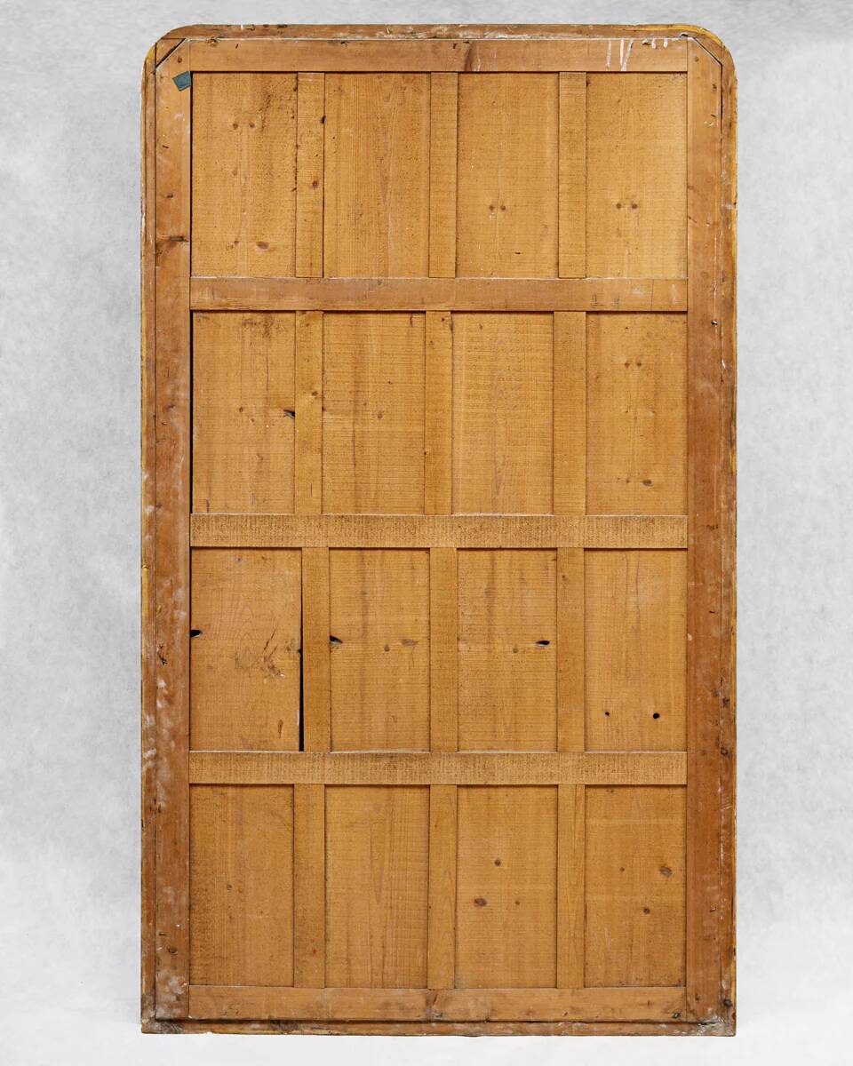 Monumental 19th-century Louis Philippe mirror with slim frame