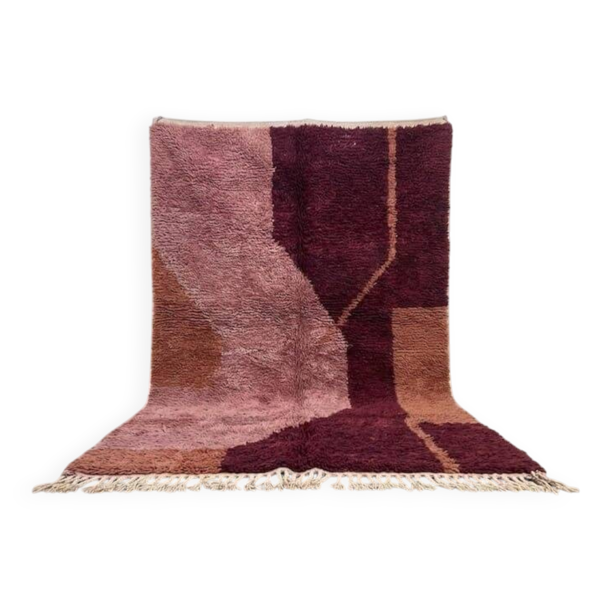 Grand tapis berbère fait main traditionnelle taille 3/4 m