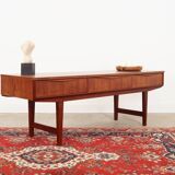 Teak lowboard, Danish design, 1970s, production: Denmark