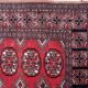 Handmade vintage Uzbek Bukhara runner 80cm x 274cm, 1960s