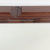 Mid-Century Spanish Oak Wall Mirror– Castilian Style, 1950s