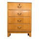 Vintage 1960s chest of drawers - 4 drawers - leg frame