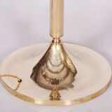 Lampadaire restauré du milieu du siècle en laiton, par Kamenický Šenov, Tchèque, 1960