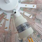 Mid-Century Modern “Margherita Rosa” Murano Glass Ceiling Light