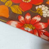 Vintage floral serving tray - 1970s