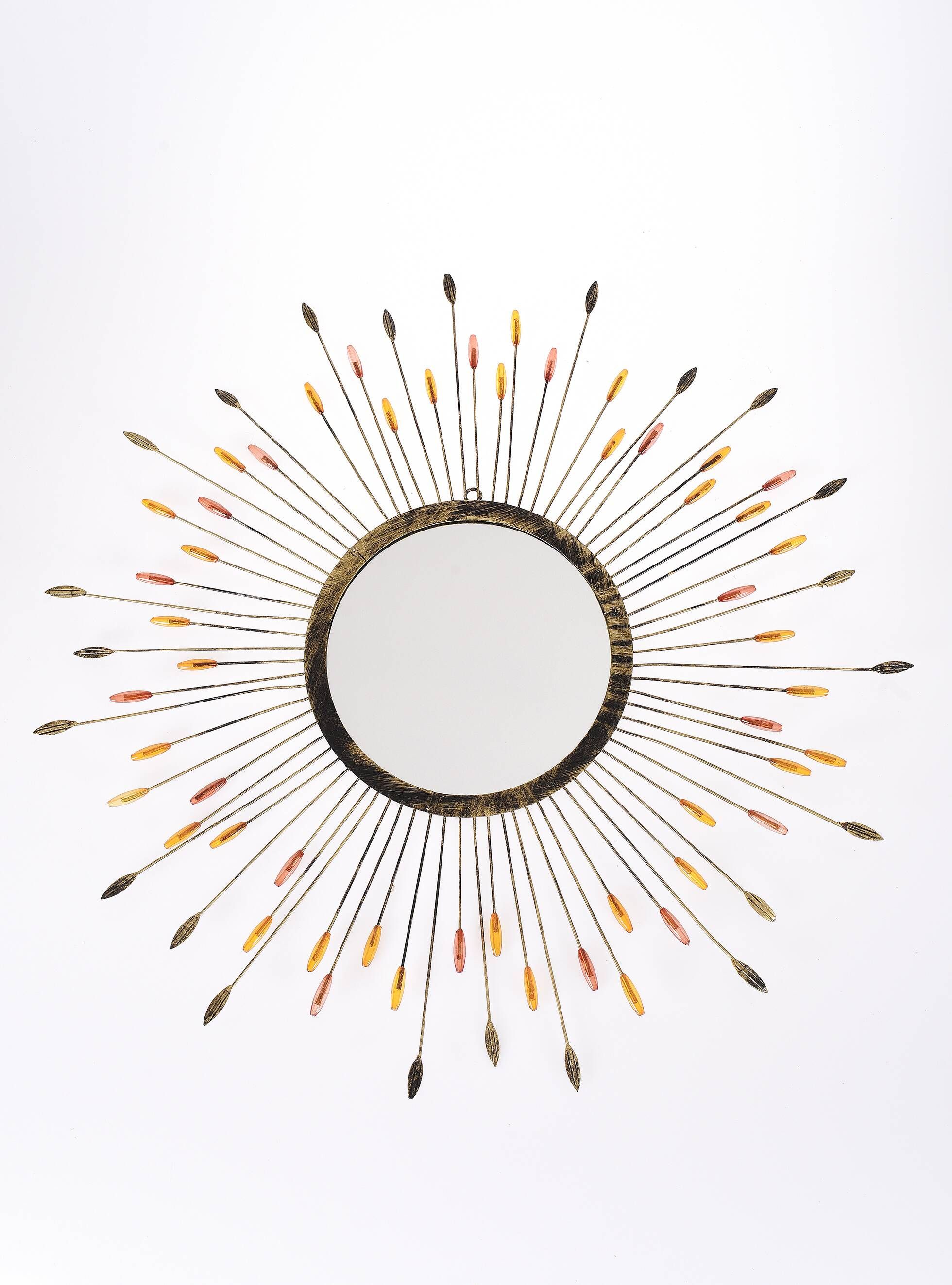 Metal sun mirror