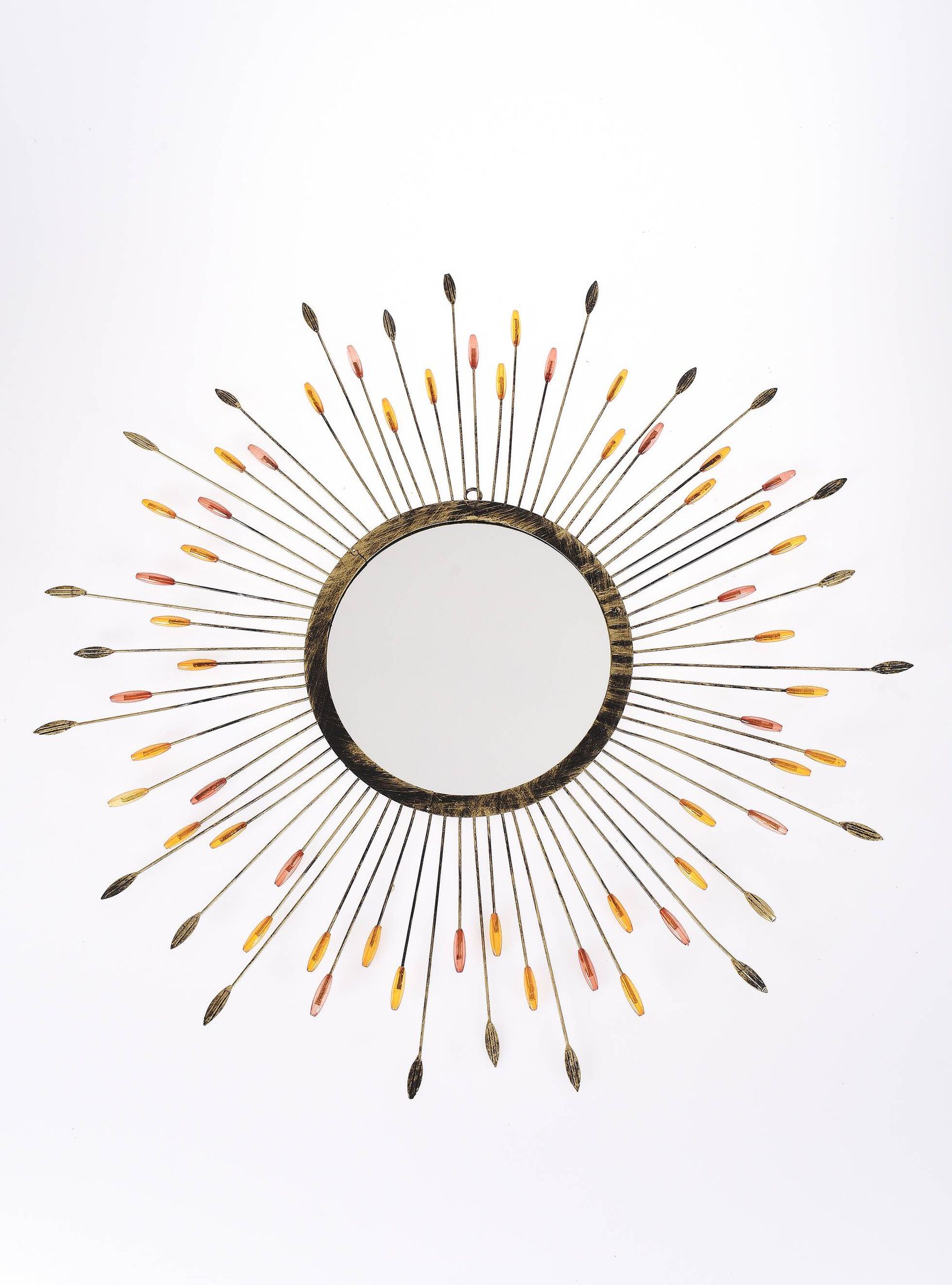 Miroir soleil en métal