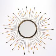 Miroir soleil en métal
