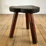 Cowherd stool tripod brutalist style 40s-50s