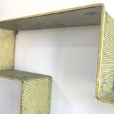 Etagère « Dedal » Mathieu Matégot / vintage 1950 / Jaune