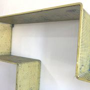 "Dedal" shelf by Mathieu Matégot / vintage 1950 / Yellow