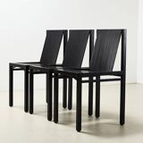 Ruud Jan Kokke Set of 3 'Latjes Dining Chairs for Metaform Netherlands 1986