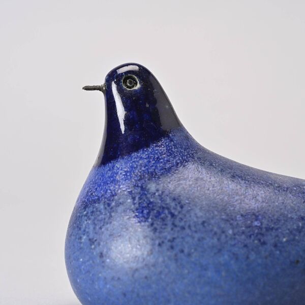 Suite de deux oiseaux en céramique, Gérald Olivier, Suisse vers 1970